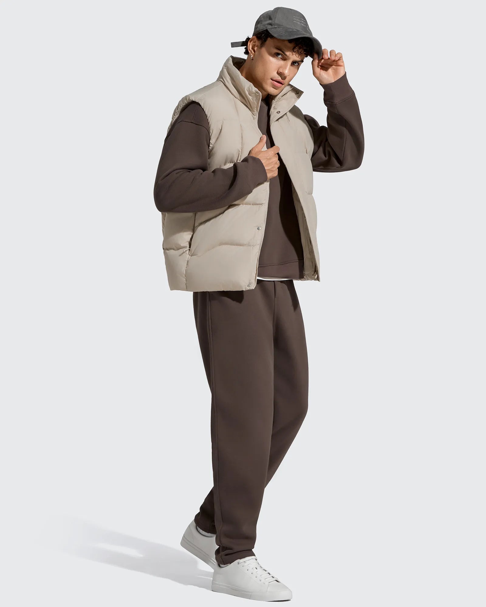 G4Free - Flurrylux Men's Fleece-Lined Drawstring Cotton Straight Leg Pants -GF25DM687DA-S-GF25DM688DA-S-GF25DM687DB-M-GF25DM688DB-M-GF25DM687DC-L