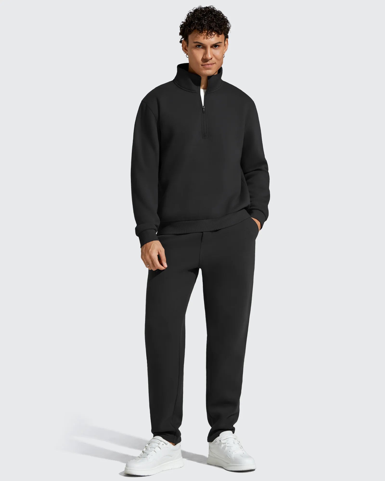 G4Free - Flurrylux Men's Fleece Lined Half Zip Pullover Hoodies -GF25FM740AA-S-GF25FM740AB-M-GF25FM740AC-L-GF25FM740AD-XL-GF25FM740AE-XXL