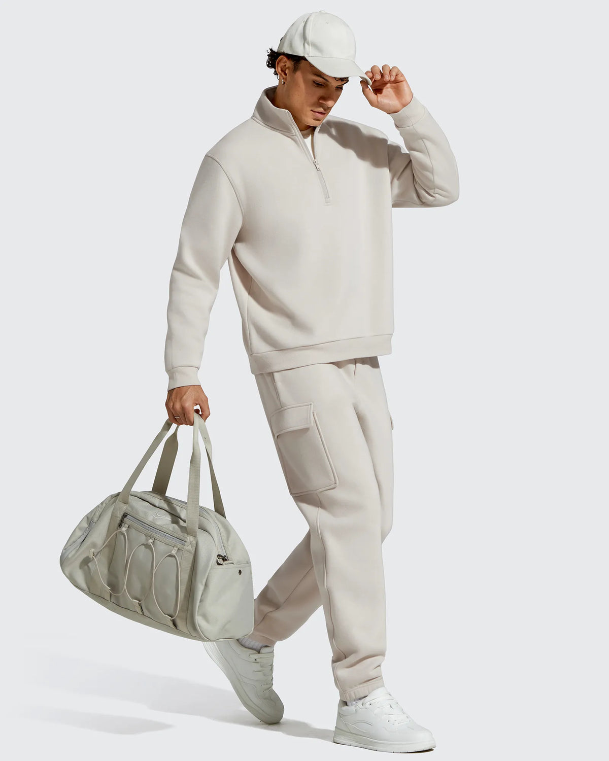 G4Free - Flurrylux Men's Fleece Lined Half Zip Pullover Hoodies -GF25FM740AA-S-GF25FM740AB-M-GF25FM740AC-L-GF25FM740AD-XL-GF25FM740AE-XXL