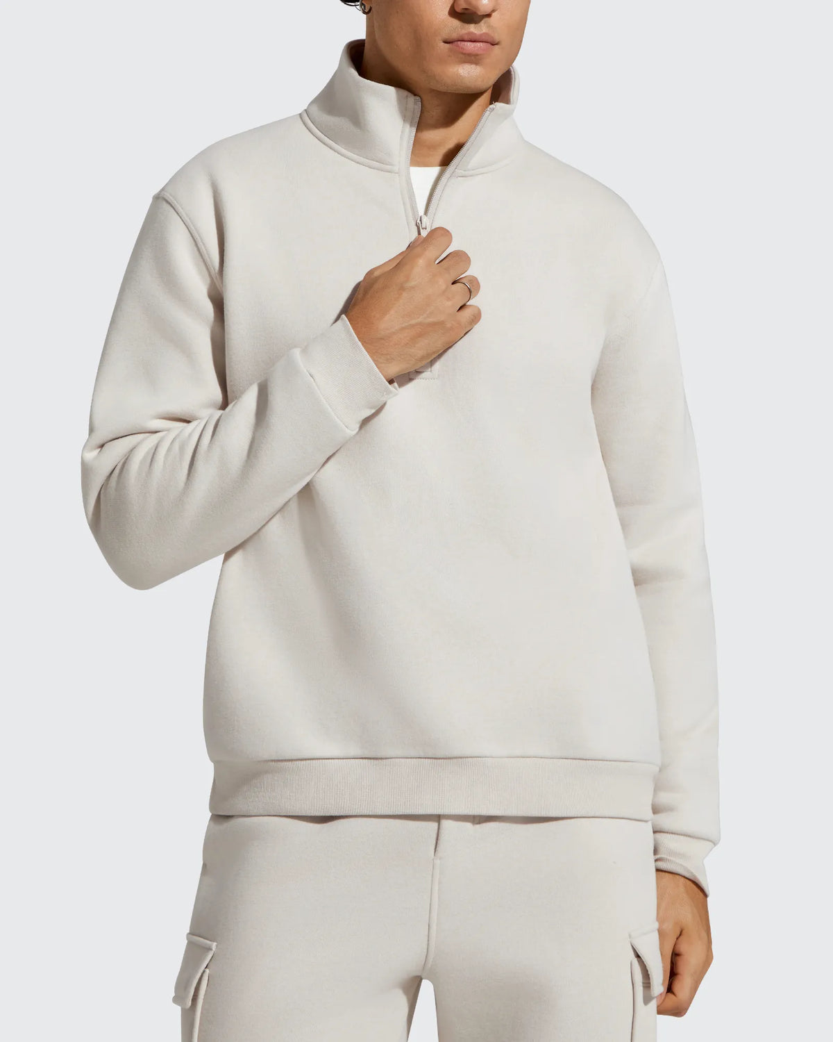 G4Free - Flurrylux Men's Fleece Lined Half Zip Pullover Hoodies -GF25FM740AA-S-GF25FM740AB-M-GF25FM740AC-L-GF25FM740AD-XL-GF25FM740AE-XXL