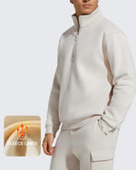 G4Free - Flurrylux Men's Fleece Lined Half Zip Pullover Hoodies -GF25FM740CA-S