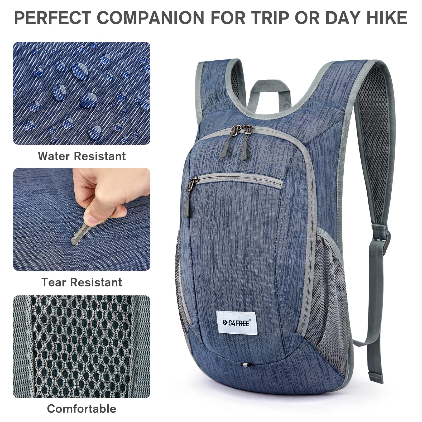 G4Free - G4Free 10L/15L Lightweight Hiking Backpack -TN22B044A