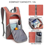 G4Free - G4Free 10L Small Travel Hiking Daypack -TN22B157E-TN22B157A-TN22B157G-TN22B157B-TN22B157J