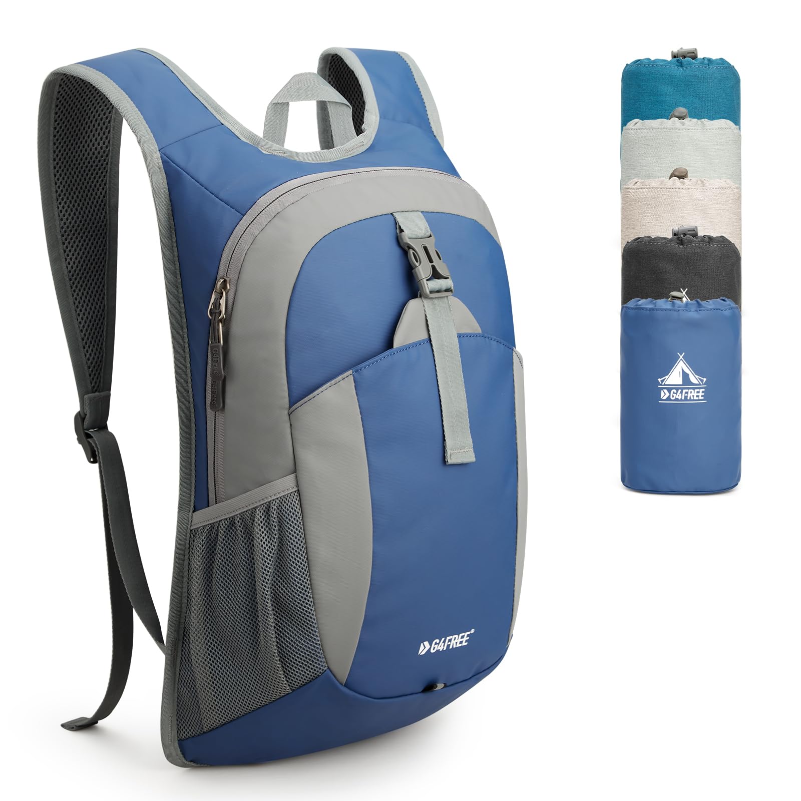 backpack light weight hiking and airport compliant G4Free 12L camp-and-travel Its unique material fusion Reel Color:Black/Blue Pre-Columbian animal ceramic often
