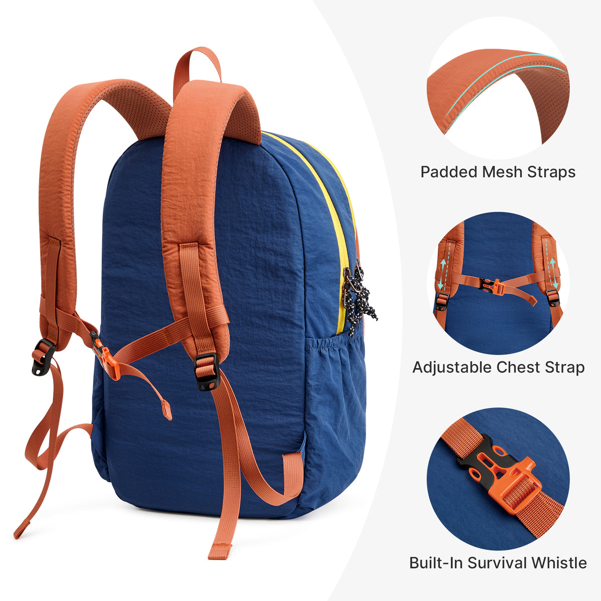 G4Free - G4Free 15L Lightweight Hiking Travel Casual Daypack -TN25B616A-TN25B616B-TN25B616C-TN25B616D