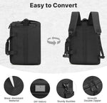 G4Free - G4Free 17.3 Inch Laptop Messenger Bag for Men, 3-in-1 Large Tactical Shoulder Bag -TN25B563B-TN25B563C-TN25B563A