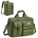 G4Free - G4Free 17.3 Inch Laptop Messenger Bag for Men, 3-in-1 Large Tactical Shoulder Bag -TN25B563B-TN25B563C-TN25B563A