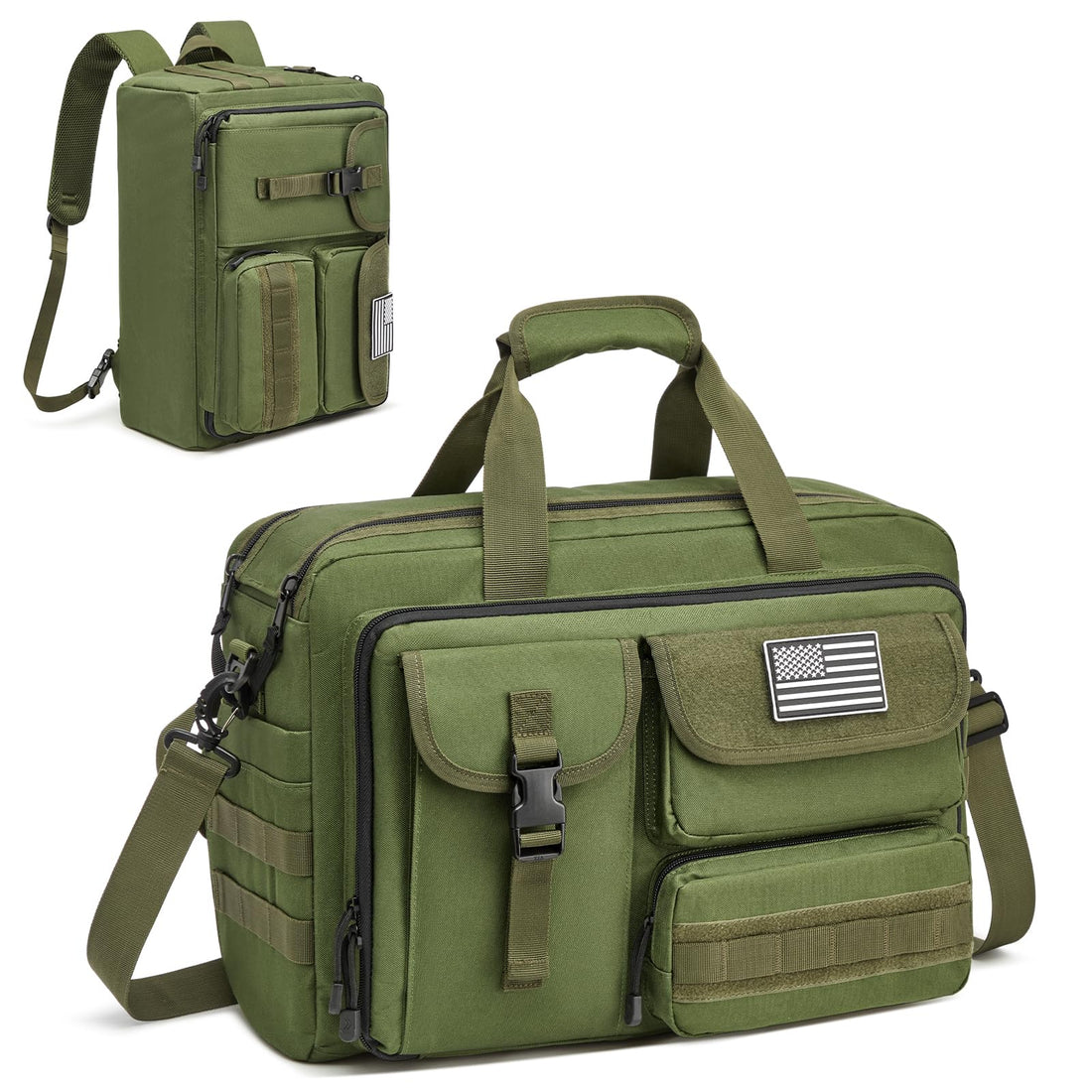 G4Free - G4Free 17.3 Inch Laptop for Men, 3-in-1 Large Tactical Shoulder Bag -TN25B563C