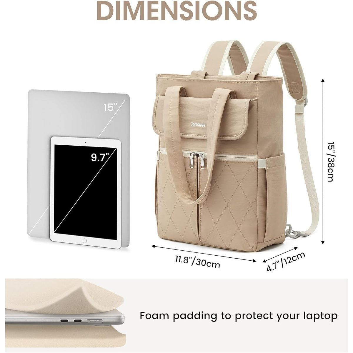 brown leather anti-theft backpack Womens Backpack Purse Fashion Leather Designer Anti-theft Ladies  Convertible Travel Backpack Handbag Shoulder Bag (Brown)