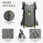 G4Free - G4Free 20L Lightweight Hiking Backpack with Waist Strap -TN25B615A-TN25B615B-TN25B615C