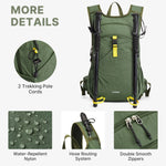 G4Free - G4Free 20L Lightweight Hiking Backpack with Waist Strap -TN25B615A-TN25B615B-TN25B615C
