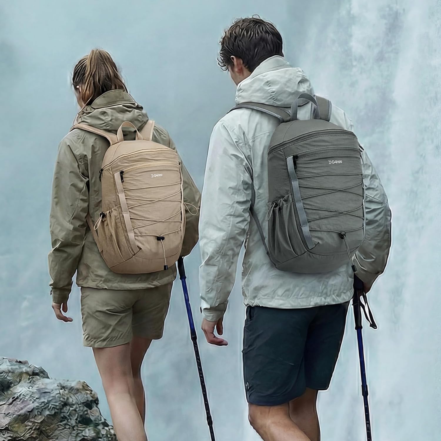 G4Free - G4Free 20L Lightweight  Hiking Travel Backpacks -TN25B612D-TN25B612B-TN25B612A-TN25B612C