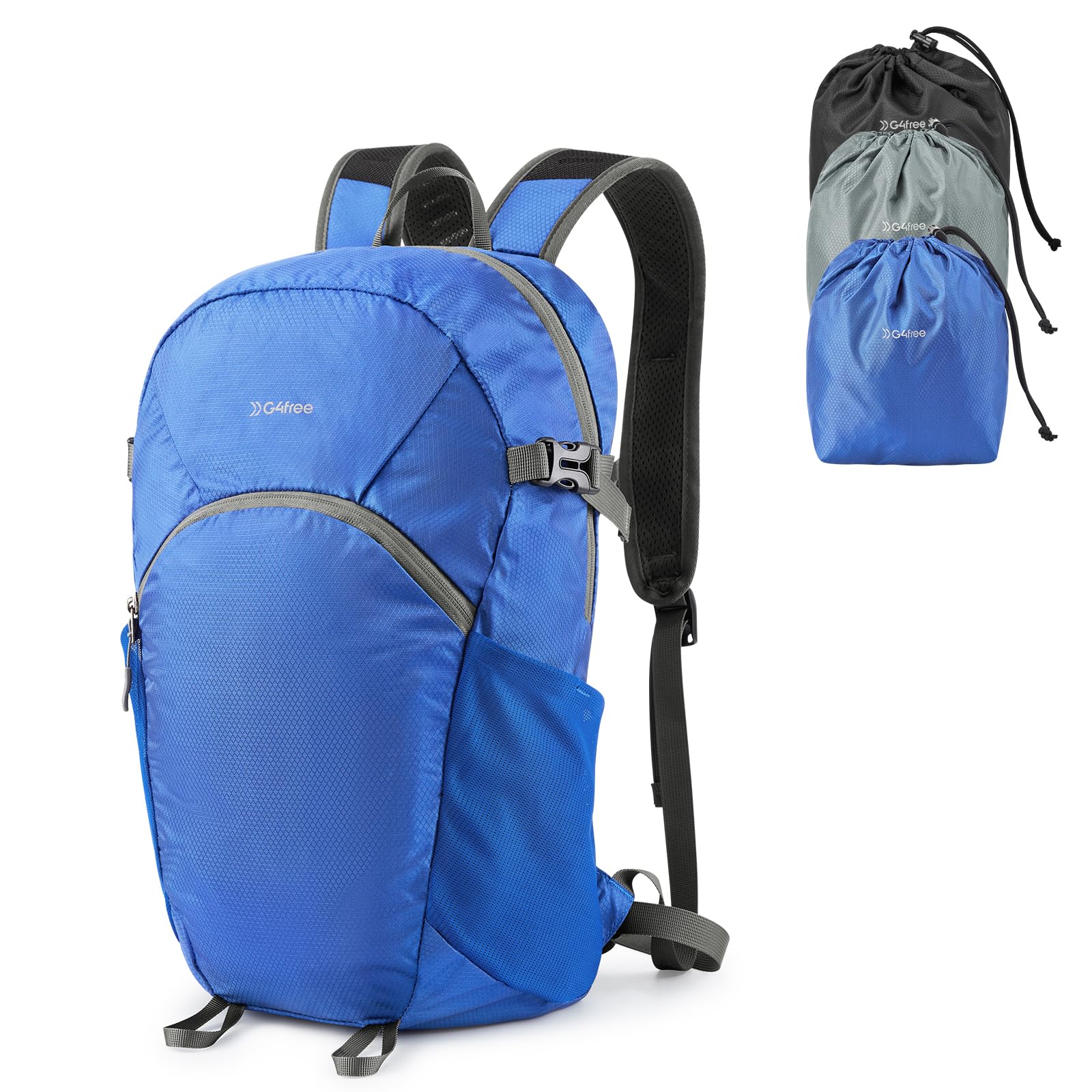 G4Free - G4Free 25L Packable Hiking Backpack with Thickened Back Panel -TN25B507A-TN25B507B-TN25B507C