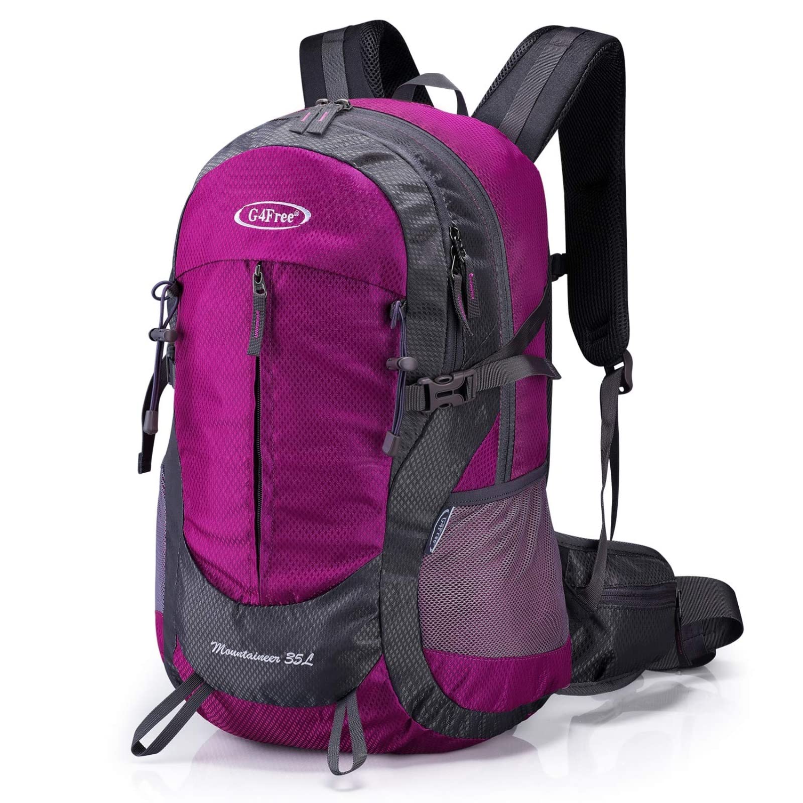 G4Free - G4Free 35L Outdoor Sports Travel Daypack with Rain Cover -D02V647E