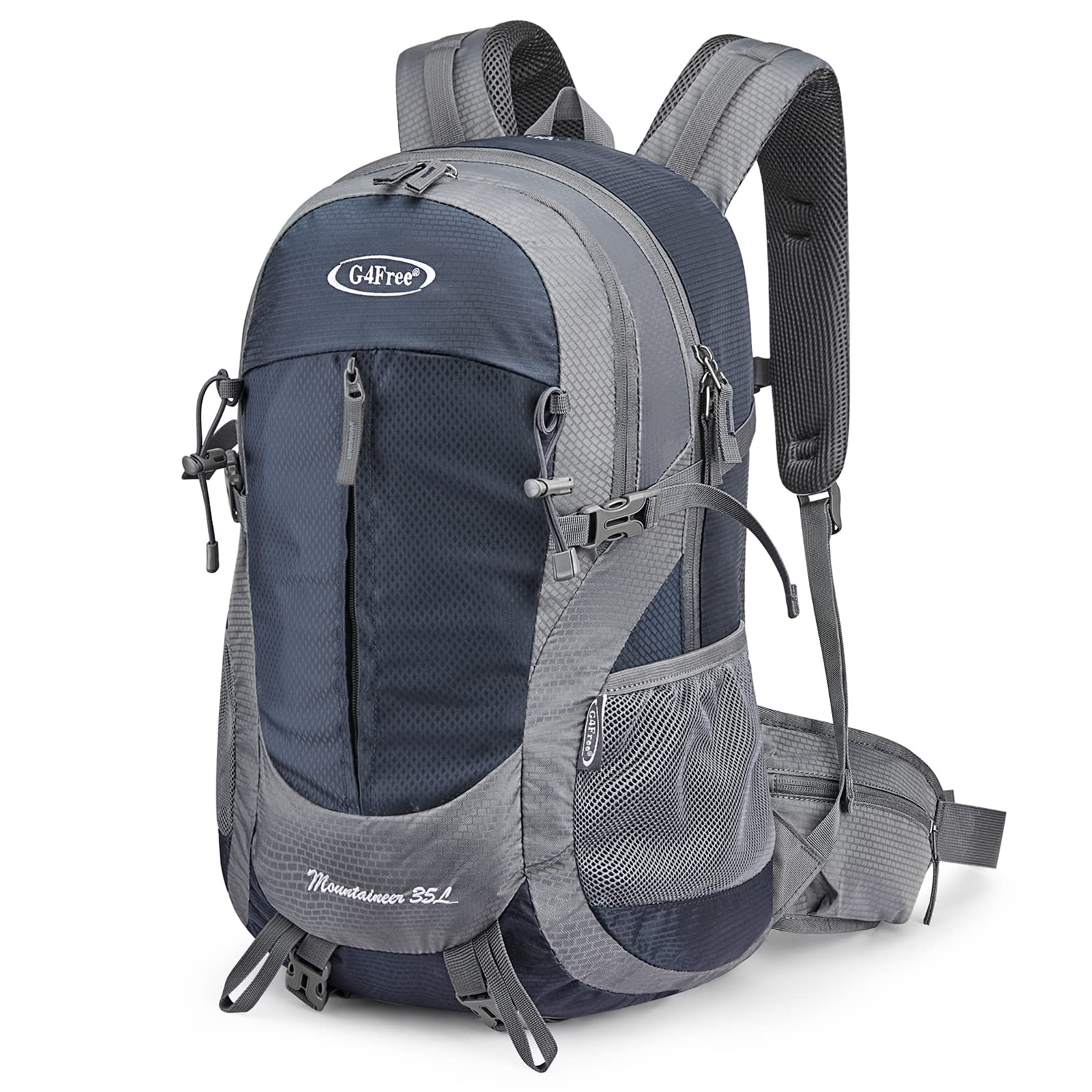 35l hiking backpack Ultra-light with rain cover flexible and adjustable Air Contour back system provides optimal comfort and excellent load stability EMS Elgon Rucksack 35L