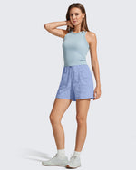 G4Free - G4Free 4" High Waisted Workout Shorts with Pockets -GF26E847A001A-S-GF26E847A001B-M-GF26E847A001C-L-GF26E847A001D-XL-GF26E847A001E-XXL