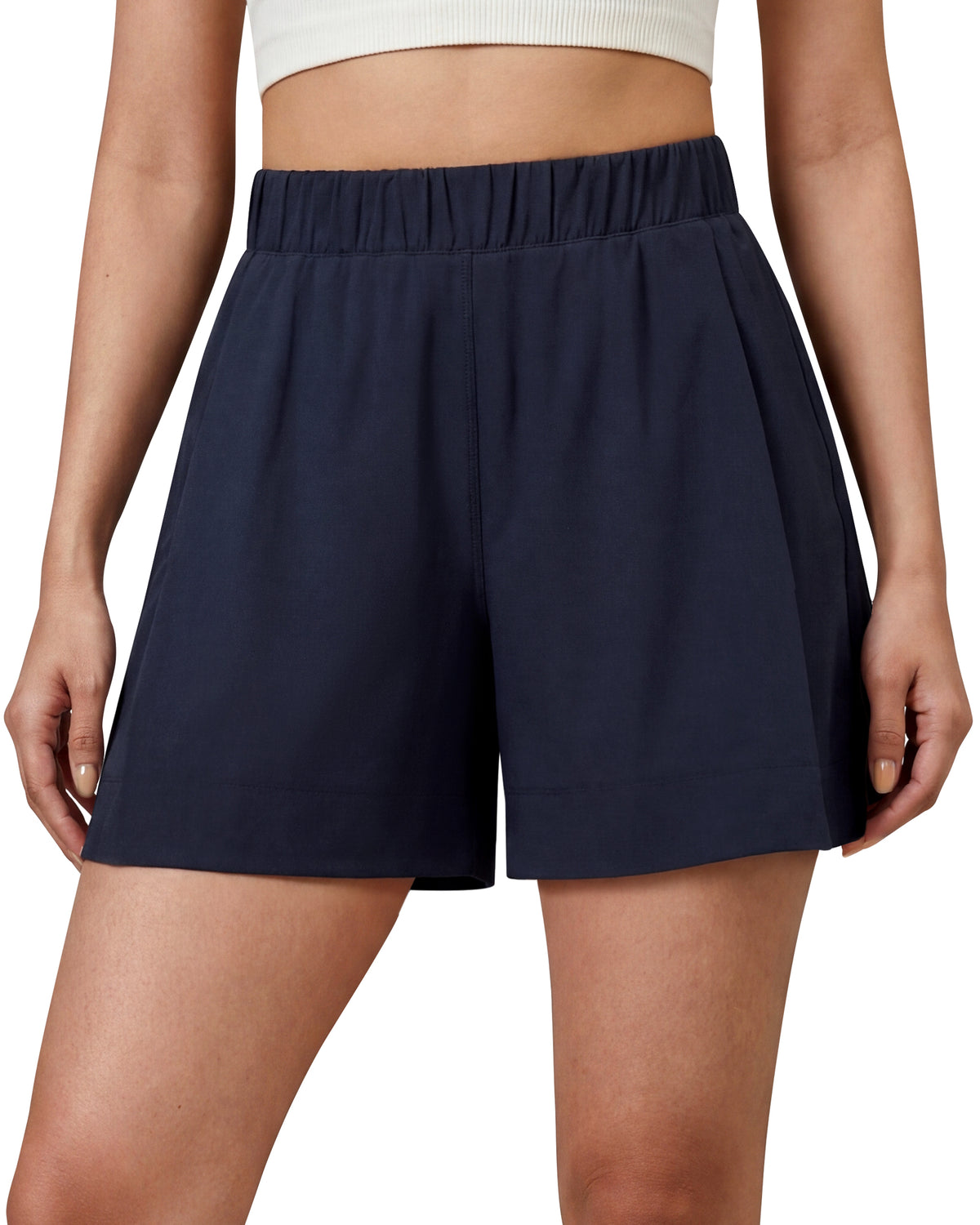 G4Free - G4Free 4" Water Resistant Side Slit Casual Shorts with Pockets -GF26E996A001A-S-GF26E996A001B-M-GF26E996A001C-L-GF26E996A001D-XL-GF26E996A001E-XXL
