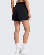 G4Free - G4Free 4" Water Resistant Side Slit Casual Shorts with Pockets -GF26E996A001A-S-GF26E996A001B-M-GF26E996A001C-L-GF26E996A001D-XL-GF26E996A001E-XXL