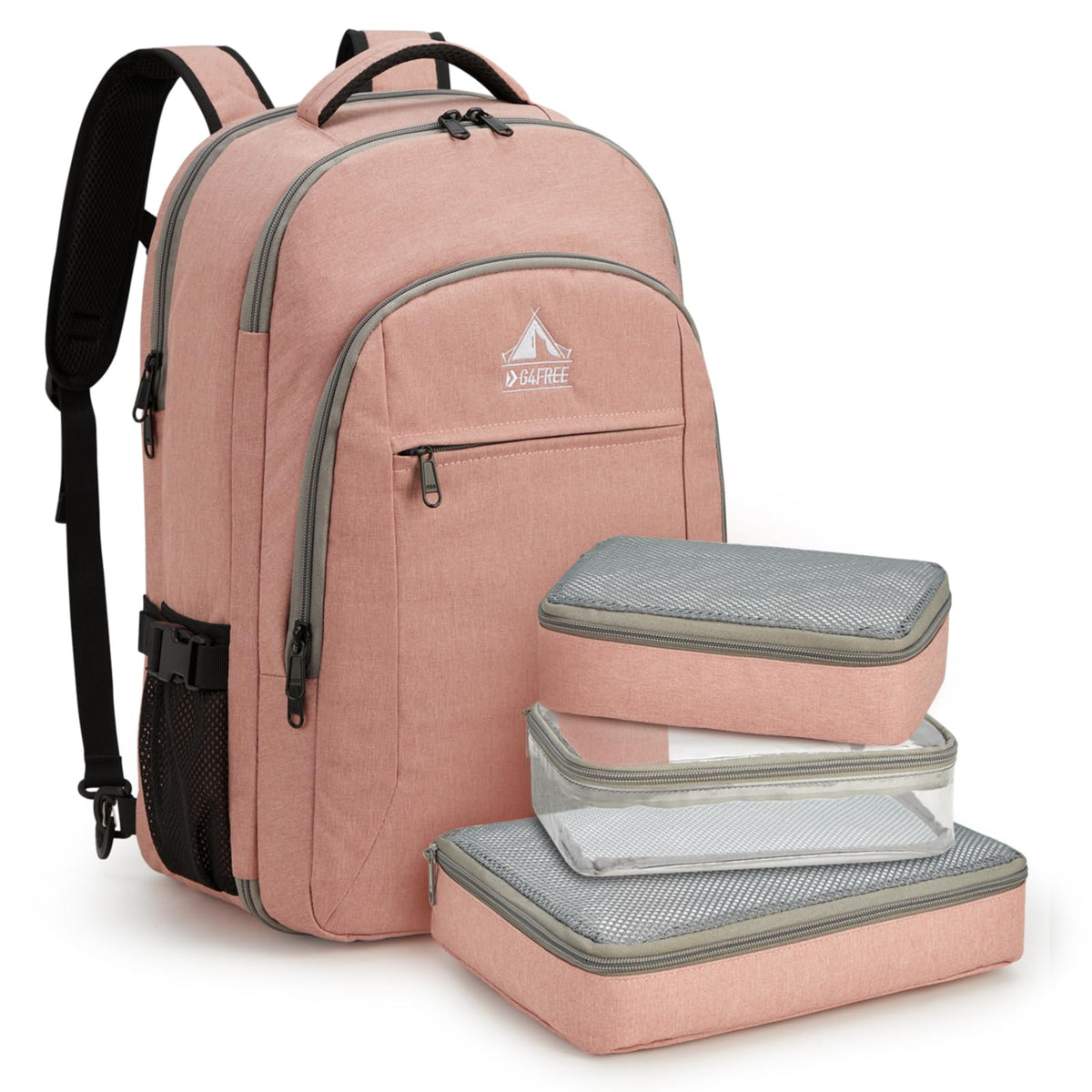 G4Free - G4Free 40l Carry On Waterproof  Travel Backpack For Women Men -TN23B188A