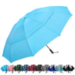 G4Free - G4Free 42/46/54/62 Inch 10 Ribs Windproof for Rain Double Canopy Auto Umbrella -NT24A453F-TN23A229F-TN23A230F-TN22A110F-NT24A453G