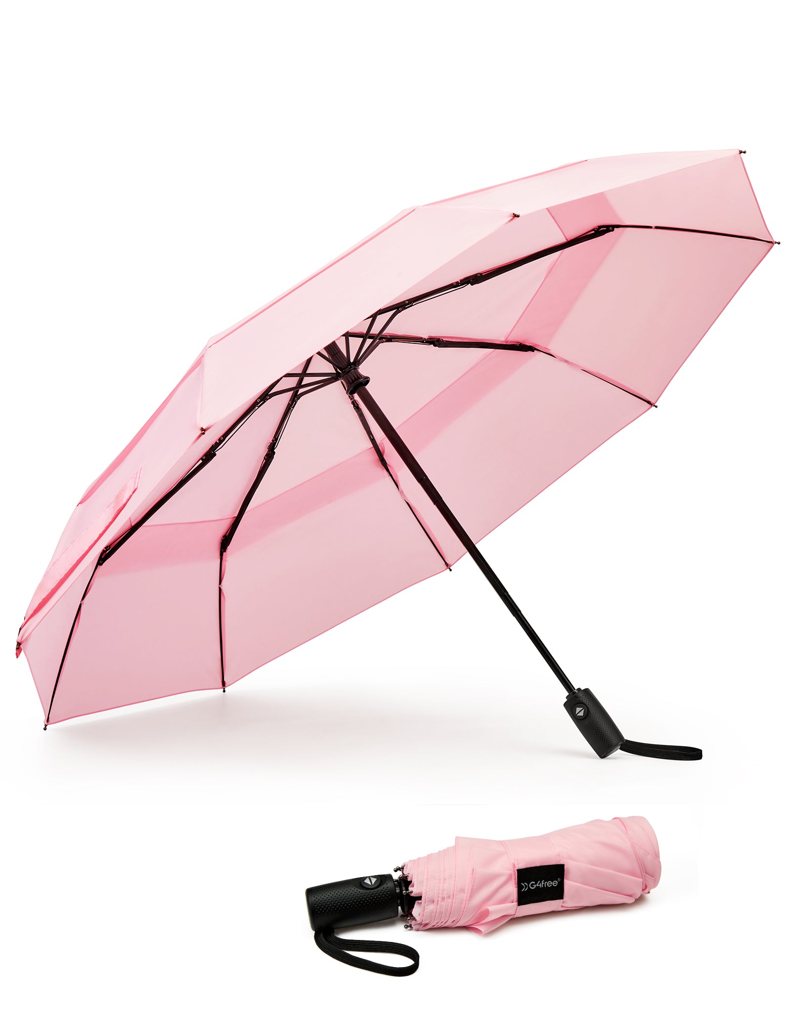 G4Free - G4Free 42 Inch Windproof Travel Umbrella -TN25A604A-TN25A604B-TN25A604C-TN25A604D