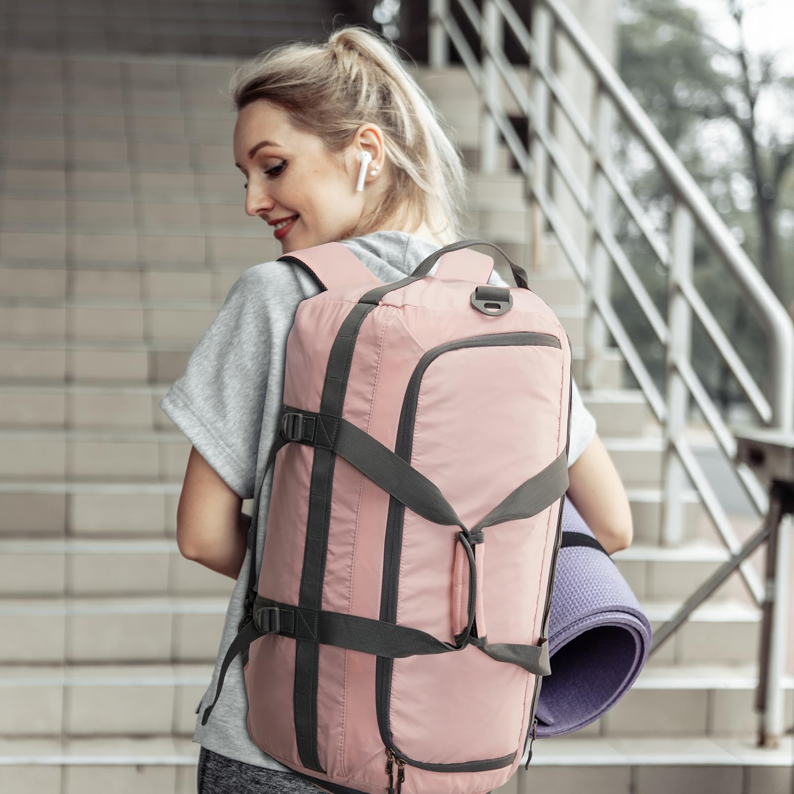 G4Free - G4Free 45L Duffle Gym Bag for Women Men -TN23B209C