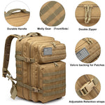 G4Free - G4Free 45L Military Tactical Backpack -D02V667B-D02V667A-D02V667E-D02V667D