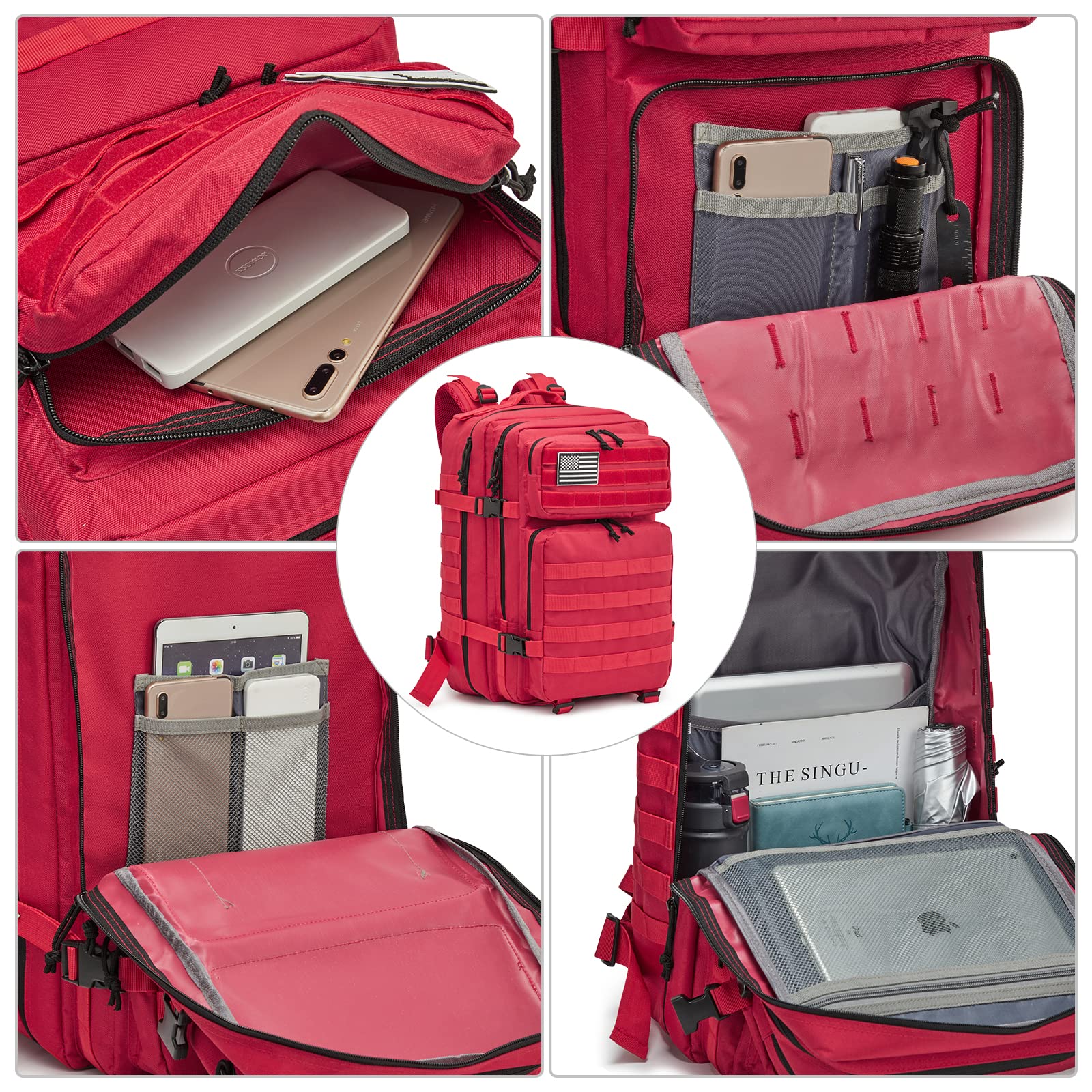 G4Free - G4Free 45L Military Tactical Backpack -D02V667B-D02V667A-D02V667E-D02V667D