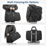 G4Free - G4Free 45L Travel Duffle Bag 3 in 1 Duffel Bags with Shoes Compartment Gym Backpack -TN25B573A-TN25B573C-TN25B573B