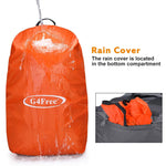 G4Free - G4Free 45L Waterproof Hiking Travel Backpack with Rain Cover -D02V648A-D02V648B-D02V648C-D02V648D