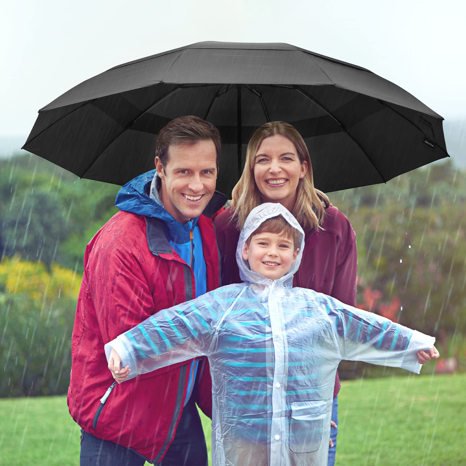 G4Free - G4Free 46/54/62 Inch Large Compact Golf Umbrella Windproof 10 Ribs -TN23A229B-TN23A230B-TN22A110B-TN23A229A-TN23A230A