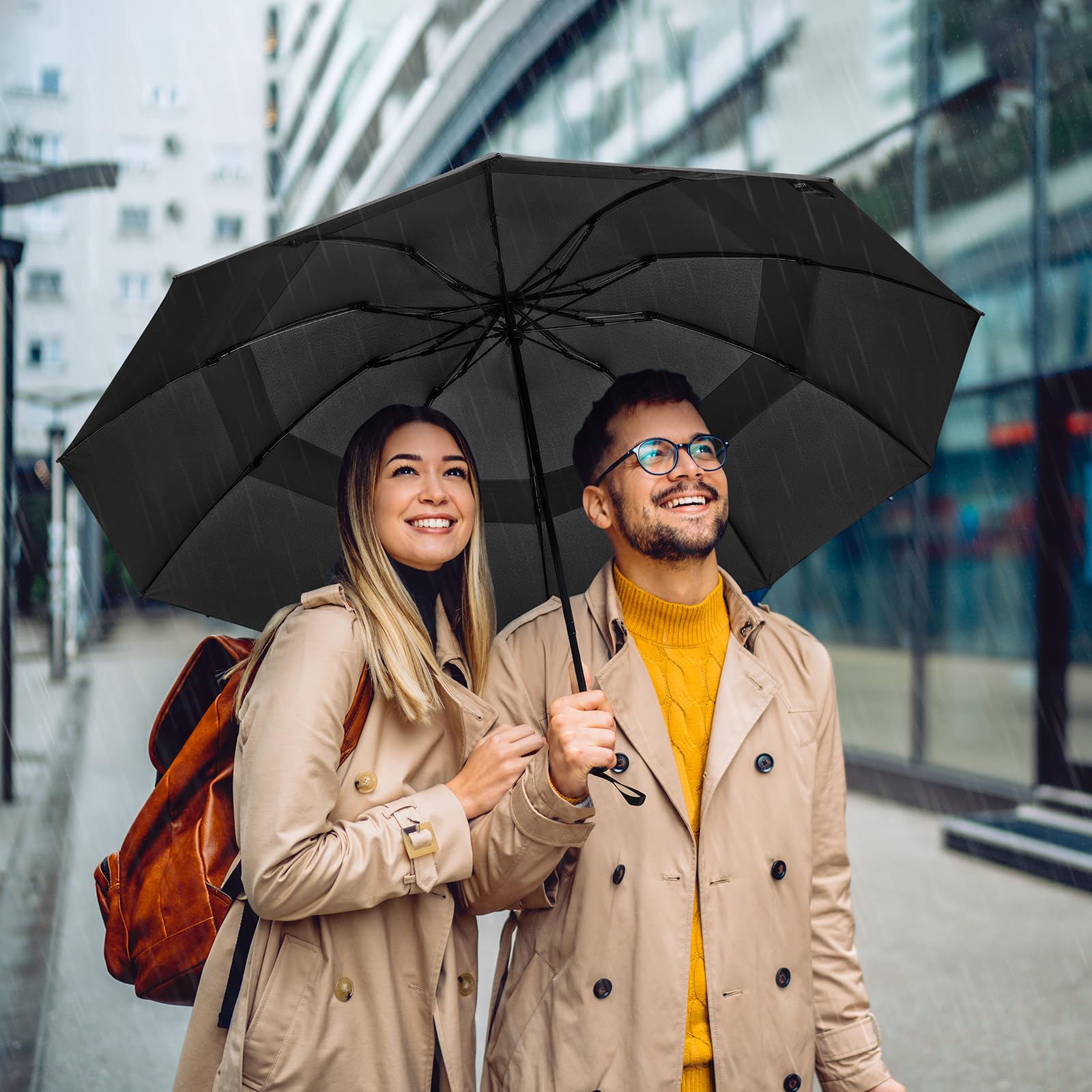 G4Free - G4Free 46/54/62 Inch Large Compact Golf Umbrella Windproof 10 Ribs -TN23A229B-TN23A230B-TN22A110B-TN23A229A-TN23A230A