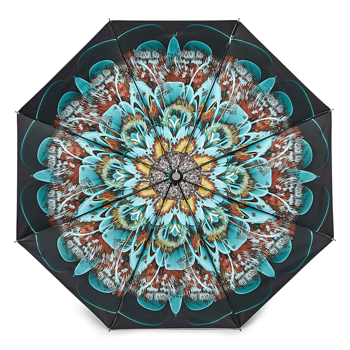 G4Free - G4Free 46 Inch Auto Open UPF 50+ UV Protection Large Travel Umbrella -D02V746A-D02V746D-D02V746M