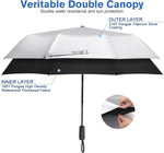 G4Free - G4Free 46 Inch UPF 50+ UV Protection Sun Double Layer Windproof Auto Umbrella -TN24A451B-TN24A451C-TN24A451A