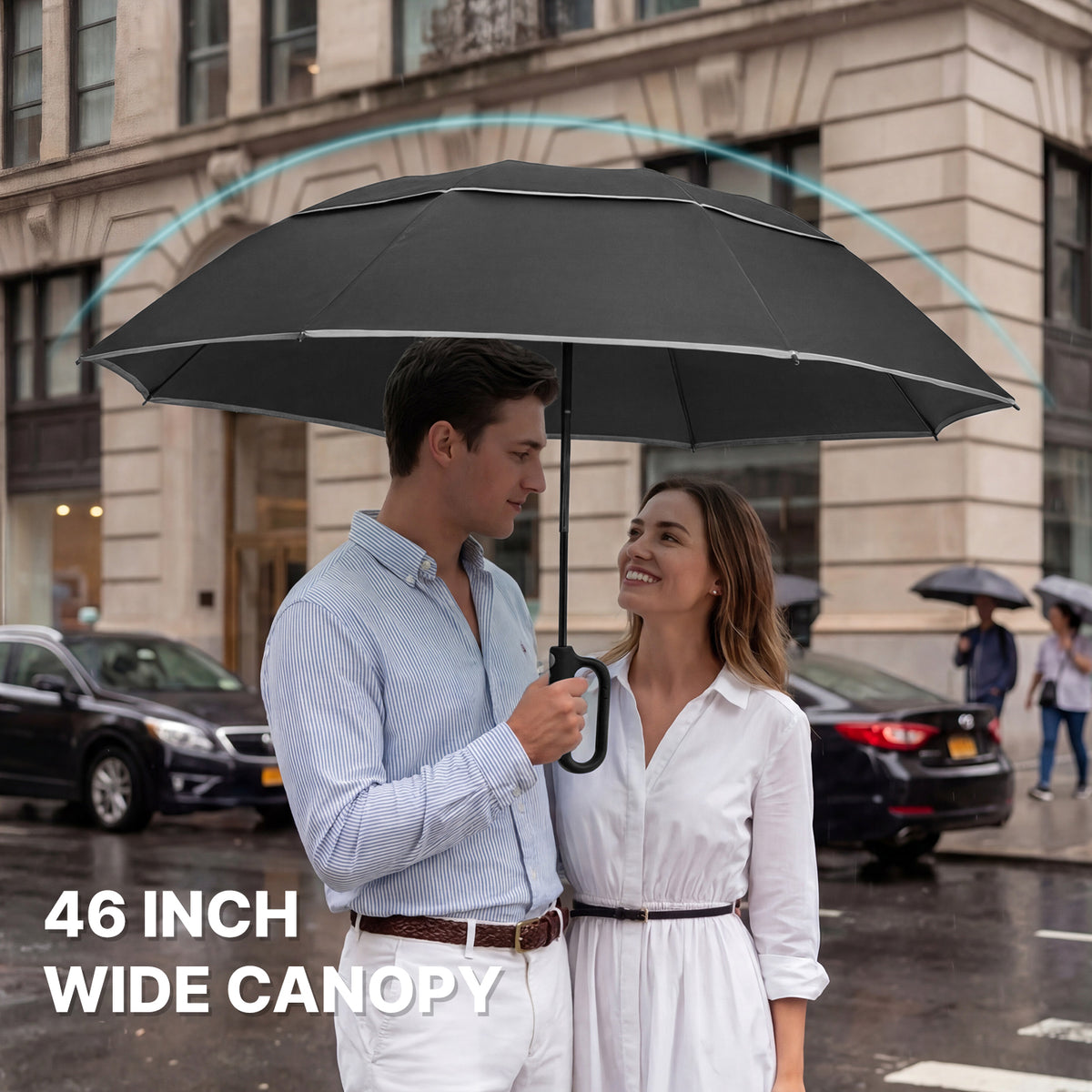G4Free - G4Free 46" Inverted Umbrella – Carabiner Handle -NT25A620A-NT25A620B-NT25A620C-NT25A620D