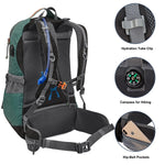 G4Free - G4Free 50L Waterproof Daypack with 2L BPA Free Bladder & Rain Cover -TN21B001A-TN21B001B-TN21B001F