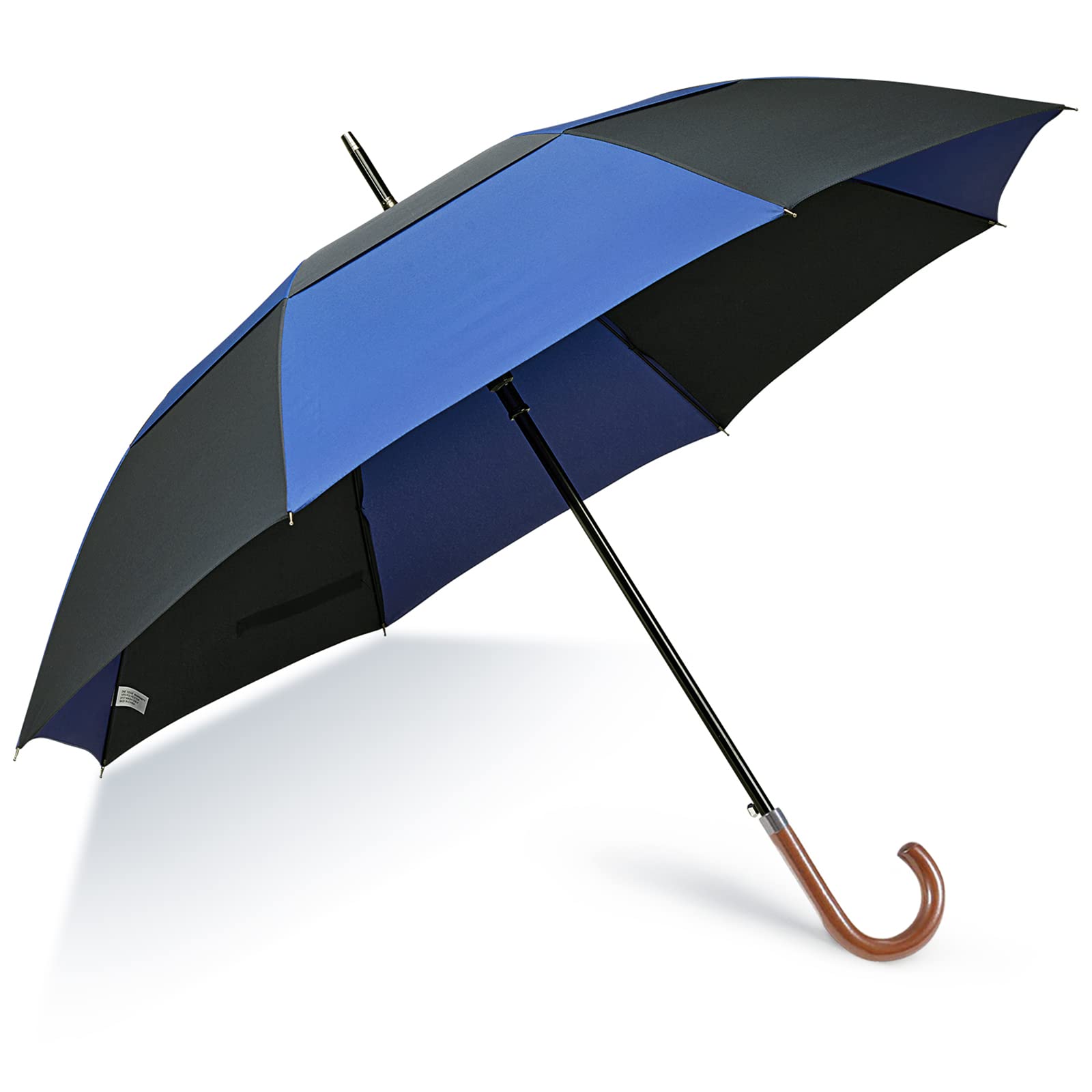 G4Free - G4Free 52/62inch Wooden J Handle Auto Open  Golf Umbrella -D02V552A-D02V657A-D02V552B-D02V657B-D02V552J