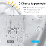 G4Free - G4Free 54/62 Inch Windproof UV Protection Golf Umbrella -TN23A187B