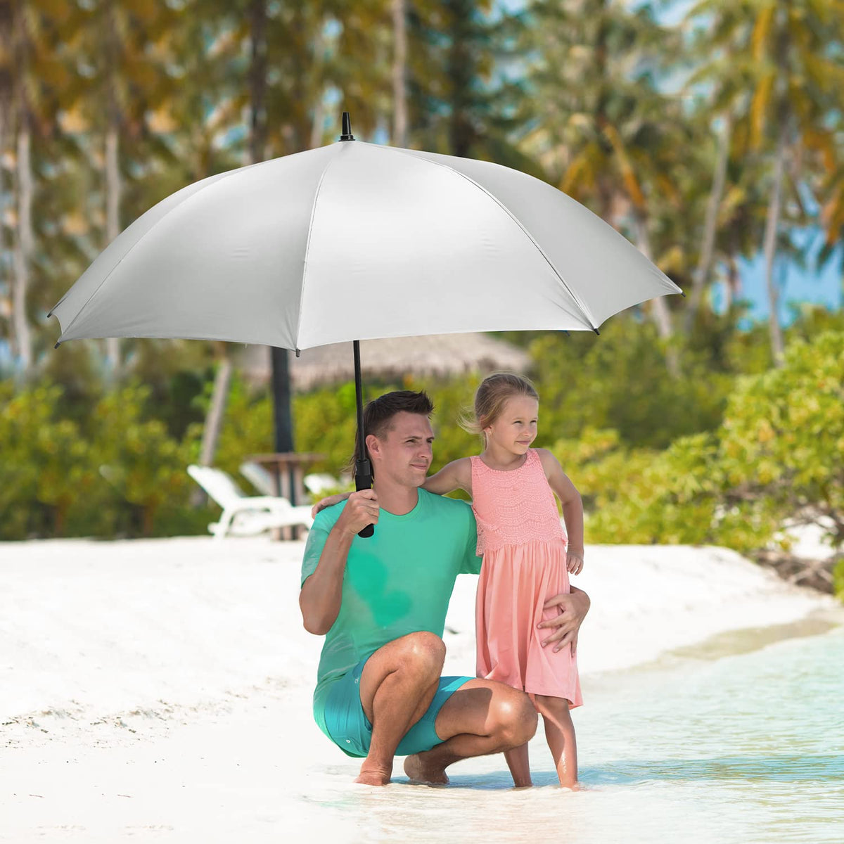 G4Free - G4Free 54/62 Inch Windproof UV Protection Golf Umbrella -TN23A187B-TN23A187A-TN23A187D-TN23A187C