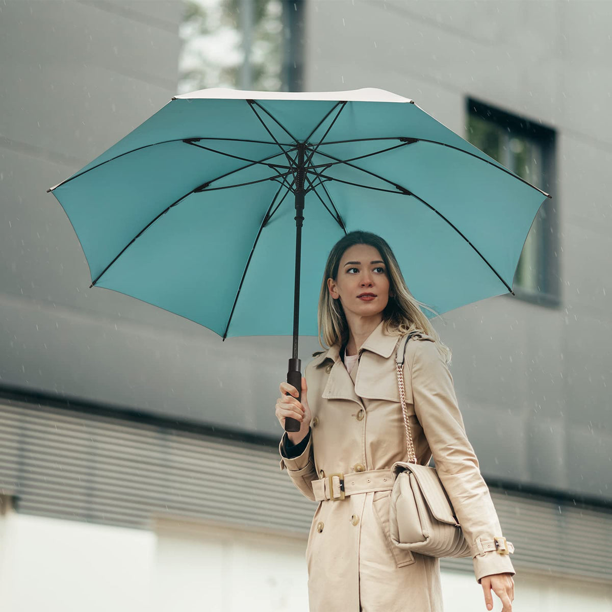 G4Free - G4Free 54/62 Inch Windproof UV Protection Golf Umbrella -TN23A187B-TN23A187A-TN23A187D-TN23A187C