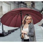 G4Free - G4Free 54 Inch 16 Ribs Large Windproof Umbrella for 2 Persons -NT22A136A-NT22A136B-NT22A136C