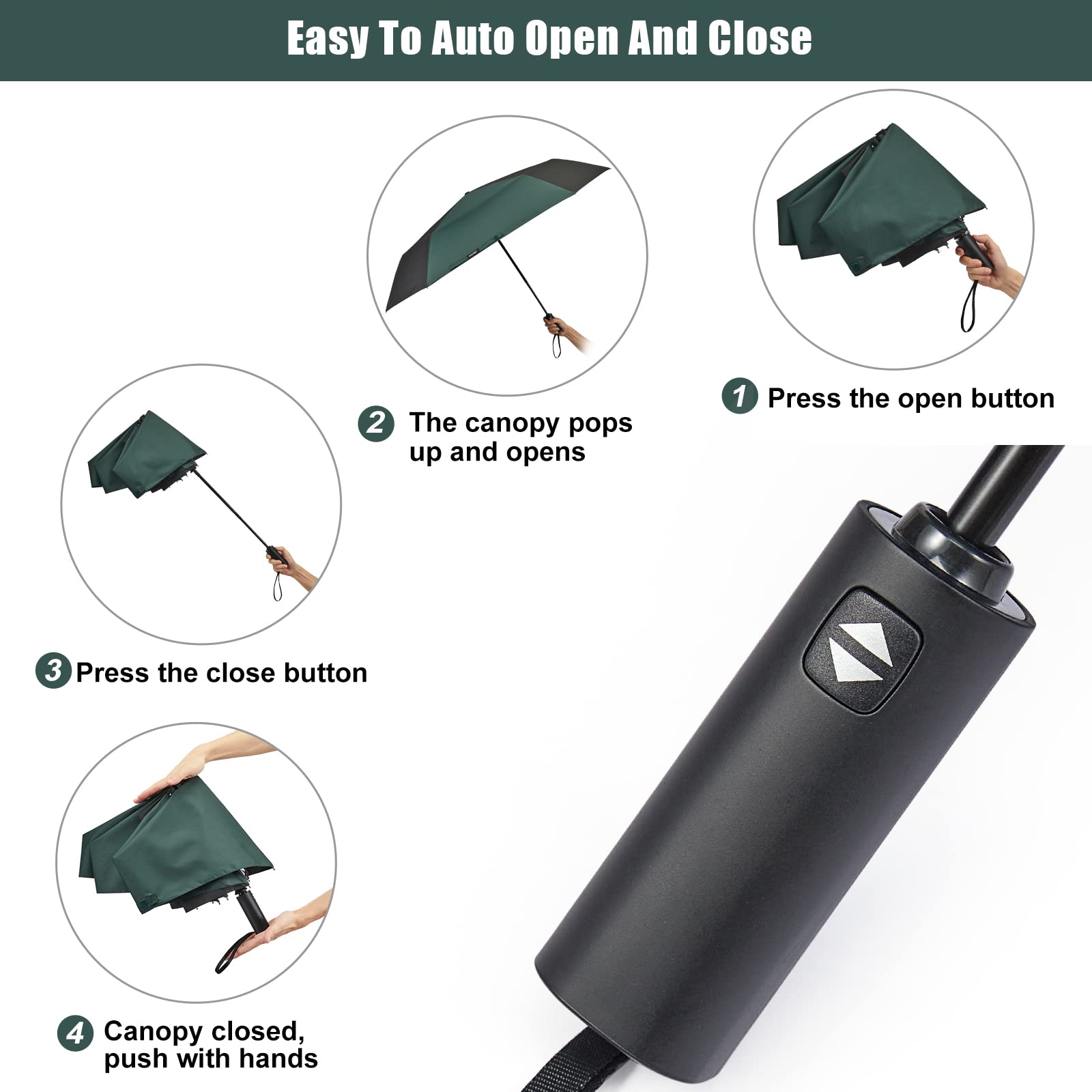 G4Free - G4Free 54 Inch Large Golf Umbrella -TN22A131B-TN22A131C-TN22A131A-TN22A131D