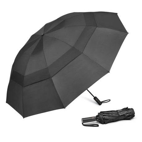 G4Free - G4Free 62 Inch Large 10 Ribs Compact Reverse Windproof Umbrella -TN22A110A
