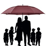 G4Free - G4Free 72 Inch Huge Double Canopy Vented Windproof Stick Umbrellas -D02V716A-D02V716C-D02V716B