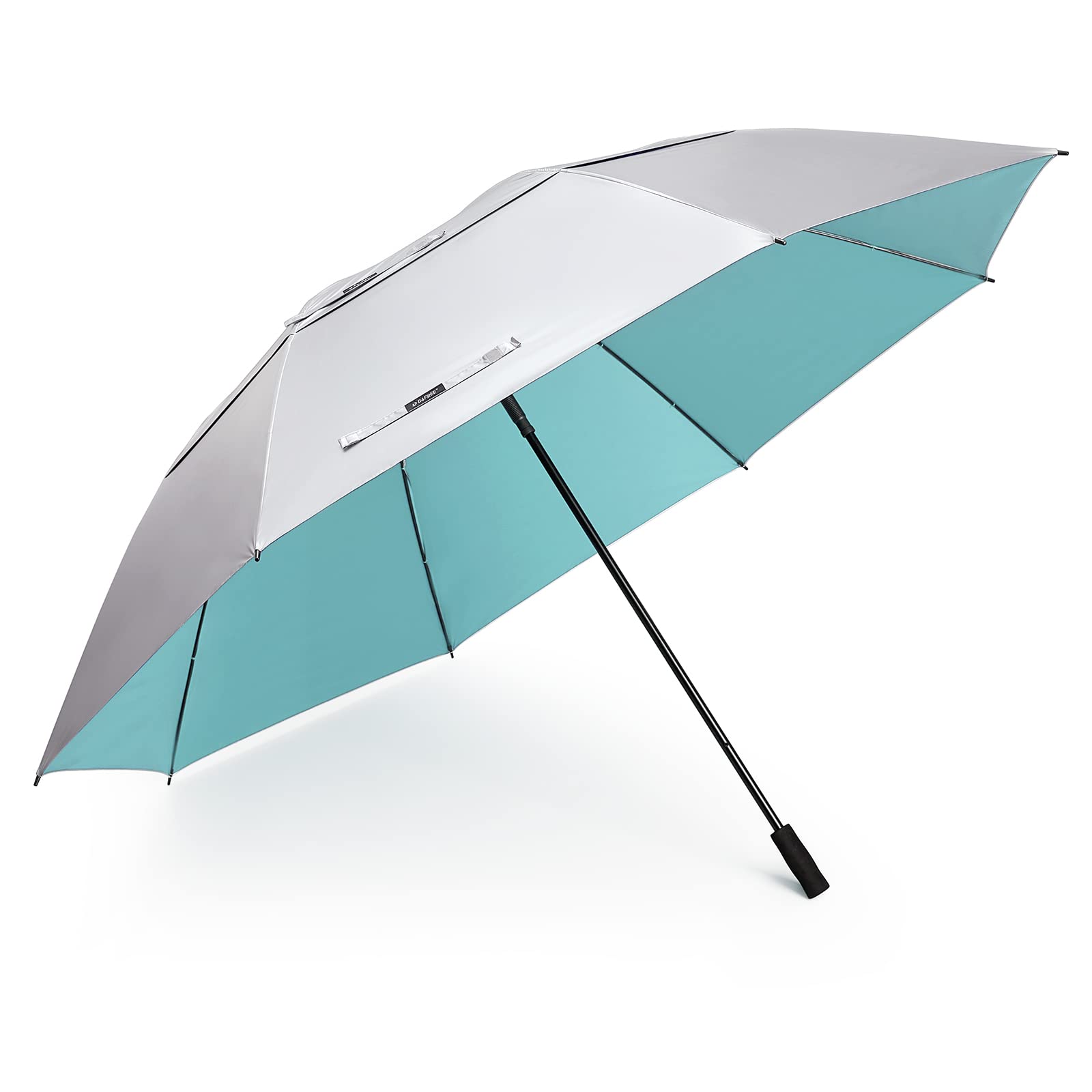 G4Free 80 Inch 6.6 Ft Double Canopy Vented Windproof Stick Family Umbr