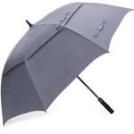 G4Free - G4Free Automatic Open Golf Umbrella Double Canopy Vented Stick Umbrellas -D02V638G