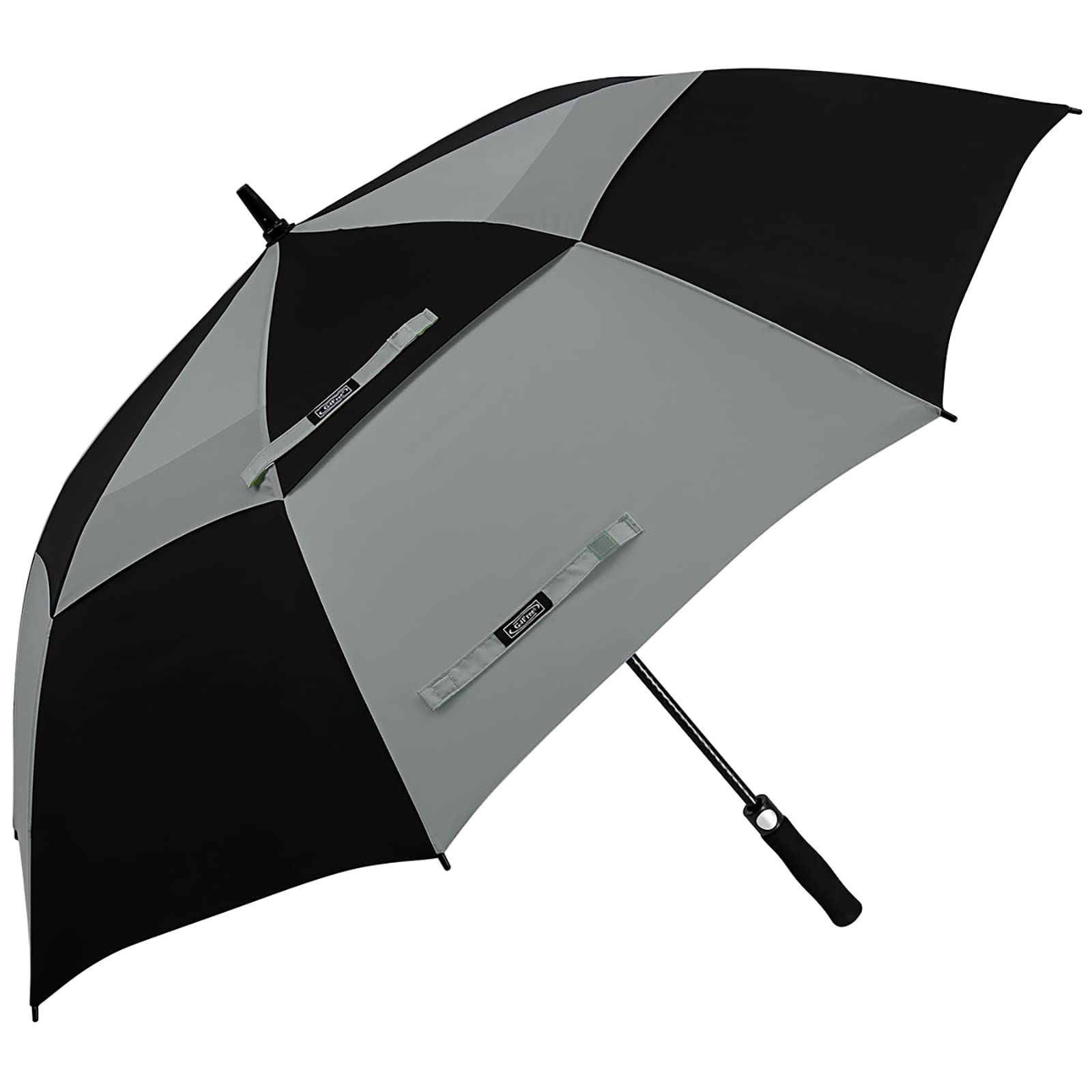 G4Free - G4Free Automatic Open Golf Umbrella Double Canopy Vented Stick Umbrellas -TN22A051A