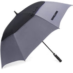 G4Free - G4Free Automatic Open Golf Umbrella Double Canopy Vented Stick Umbrellas -TN22A051A
