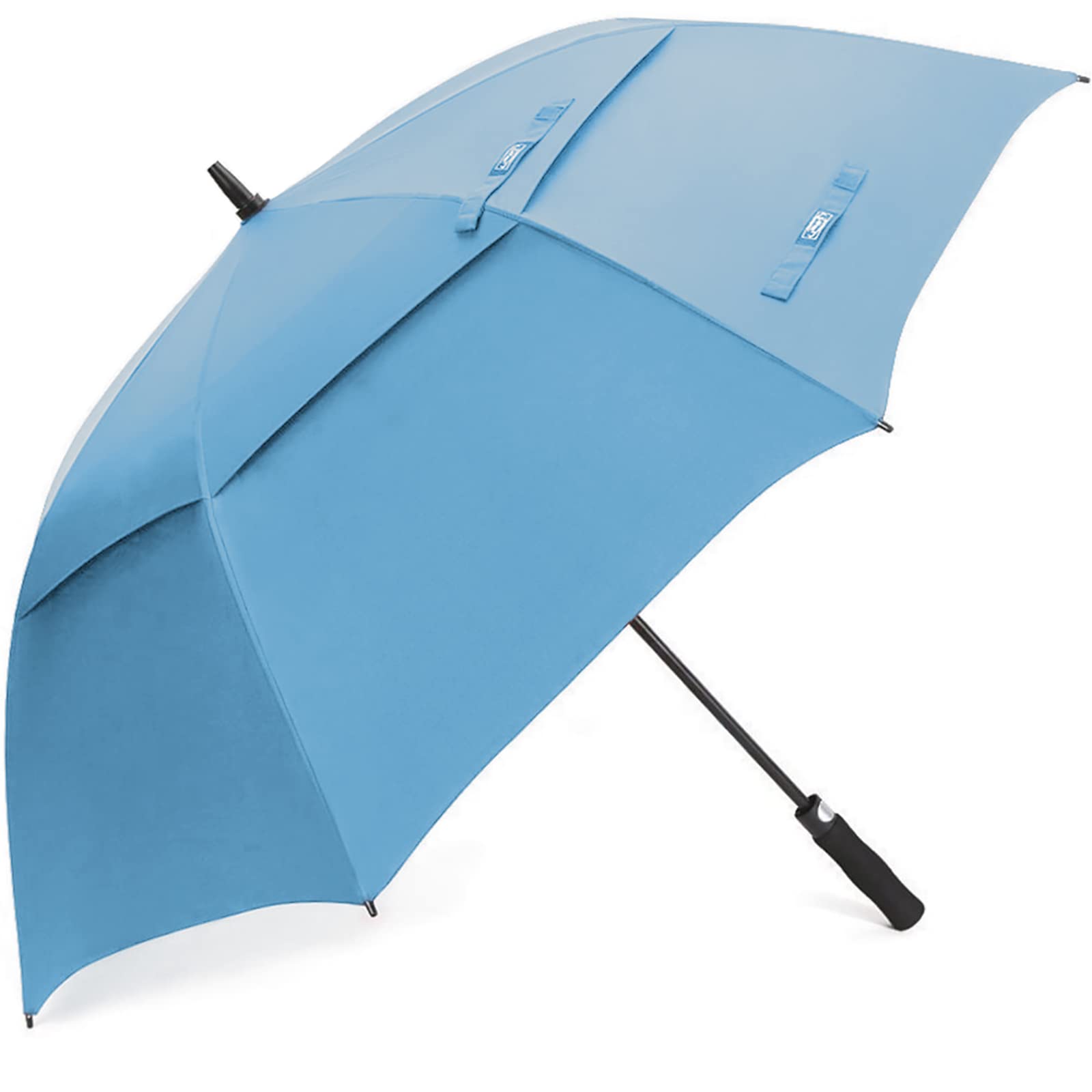 G4Free - G4Free Automatic Open Golf Umbrella Double Canopy Vented Stick Umbrellas -TN22A051A
