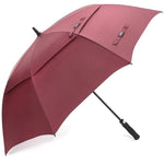 G4Free - G4Free Automatic Open Golf Umbrella Double Canopy Vented Stick Umbrellas -TN22A051A